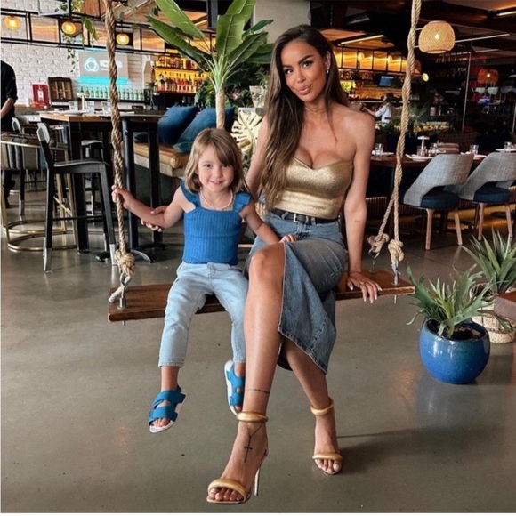 ZARA KNIT BUSTIER TOP - Picture 10 of 10